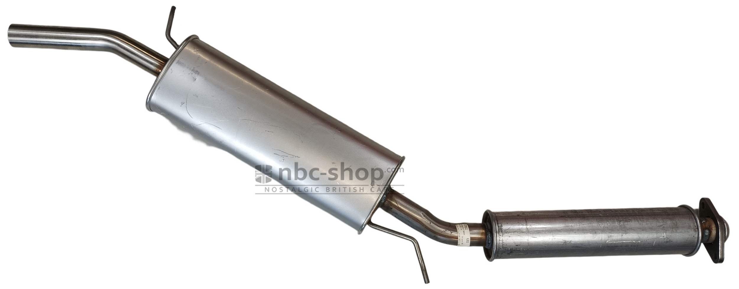 C-STR812 LIGNE ECHAPPEMENT LATERALE RC40 AVEC RACCORD CATALYSEUR (avec détente) 44mm