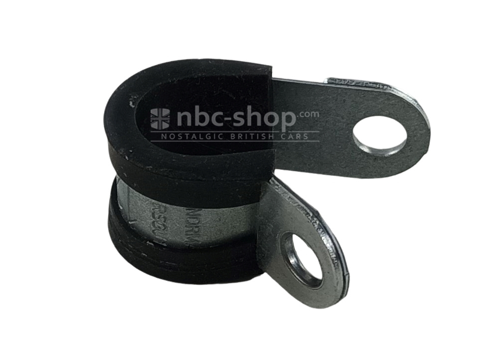CSPLASTIQUE Colliers de fixation avec insert caoutchouc 12mm