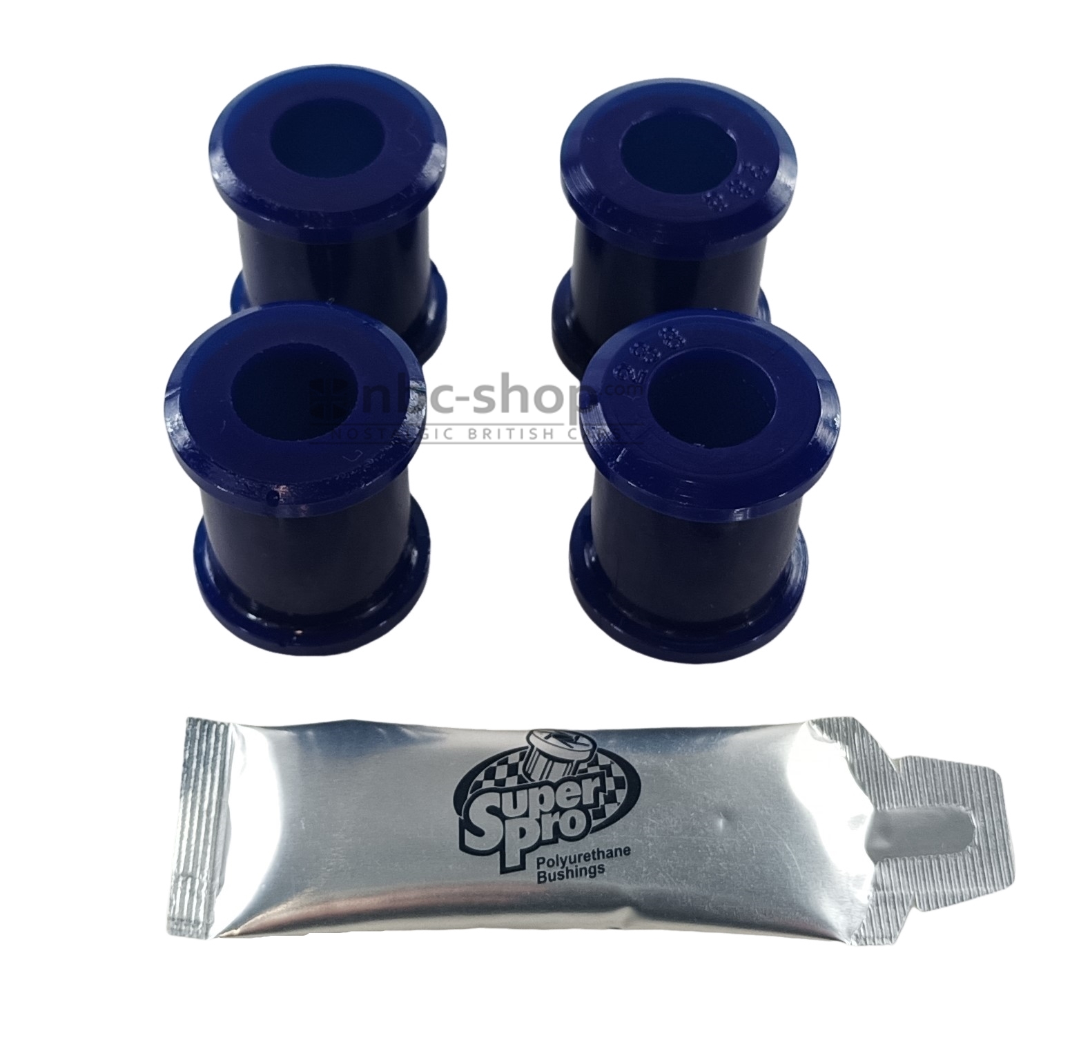 102228SPK Kit de 4 silent bloc poly renforcé train avant Triumph TR2 TR3 TR4 TR4A TR250 TR5 TR6