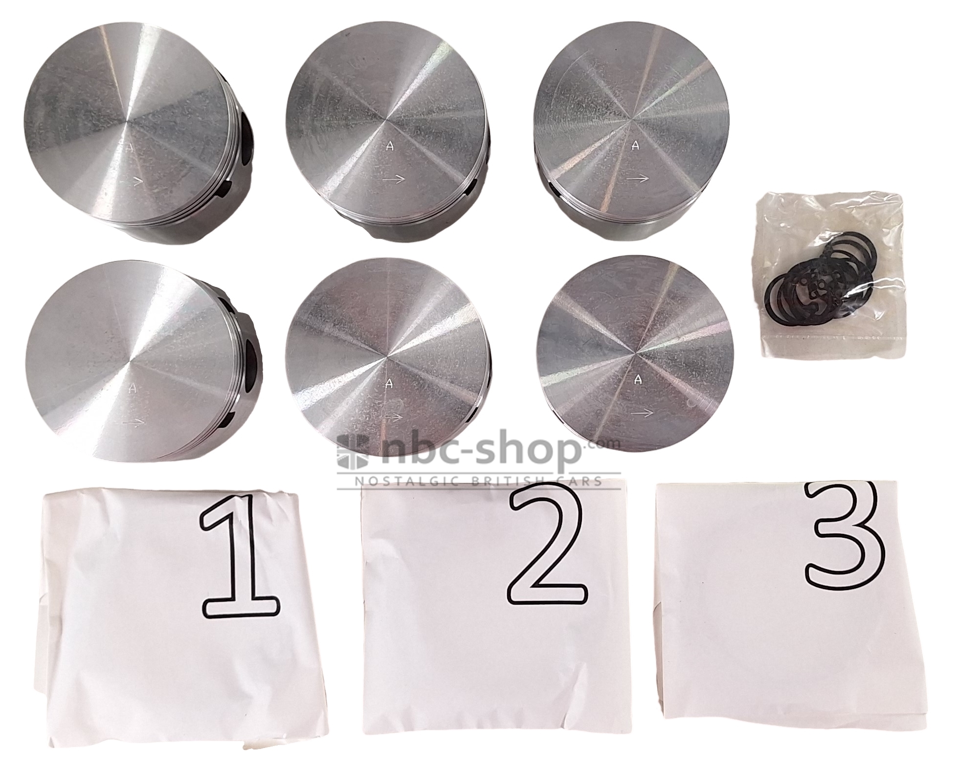 148118 KIT DE PISTONS/SEGMENTS TRIUMPH TR250 TR5 TR6 COTE STD
