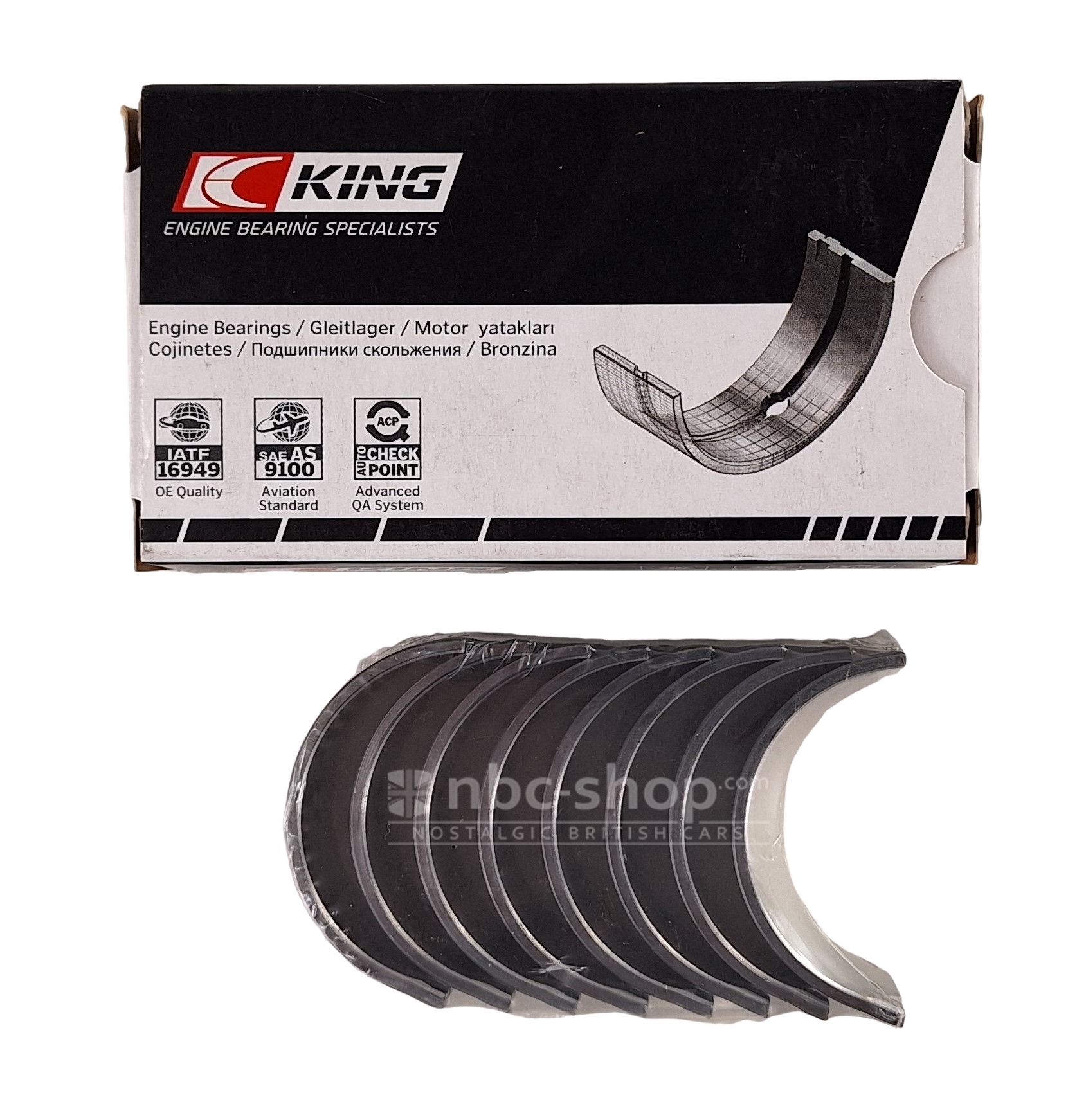 8G2198 COUSSINETS DE BIELLES MINI 850-997-998-1098 et 1275 COOPER S ET AUSTIN HEALEY SPRITE MIDGET 948-1098-1275 COTE STANDARD BI-METAL