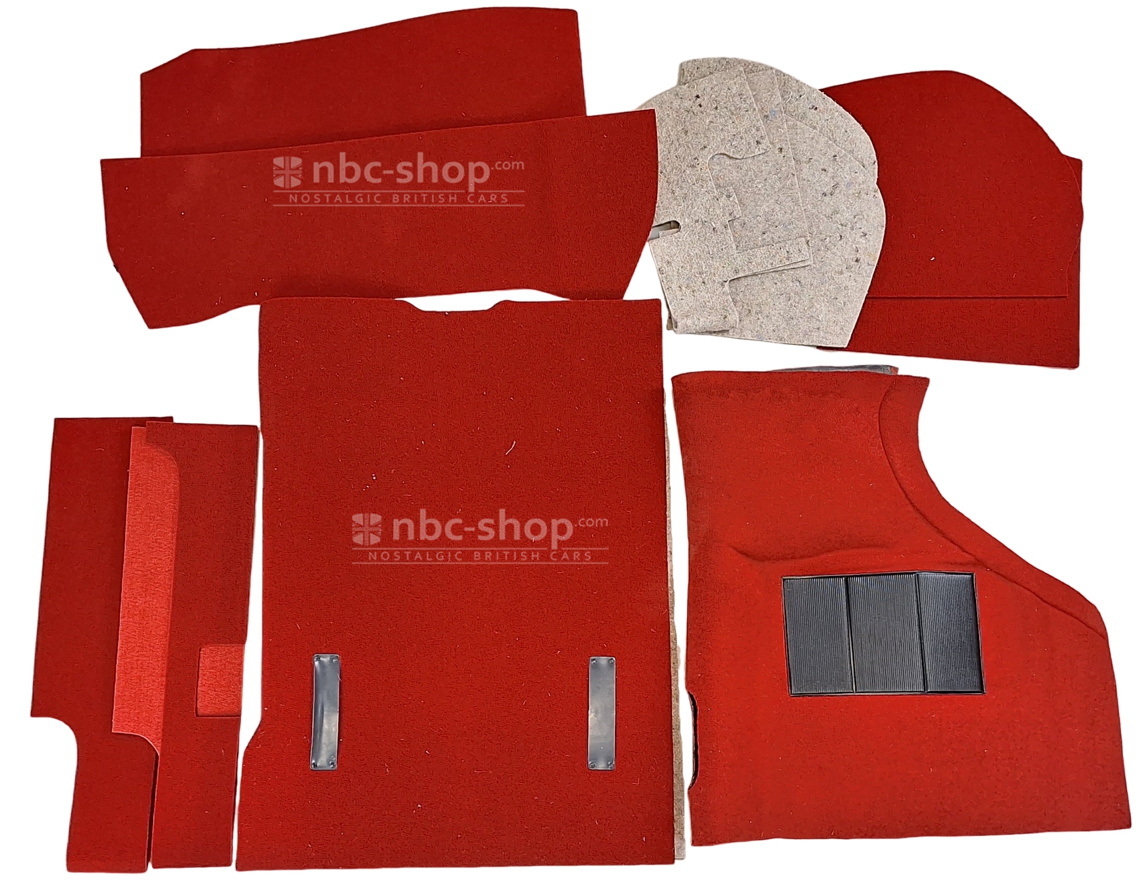 CK973M KIT DE MOQUETTES POUR VAN – PICK-UP MINI DE 1973 A 1980 ROUGE