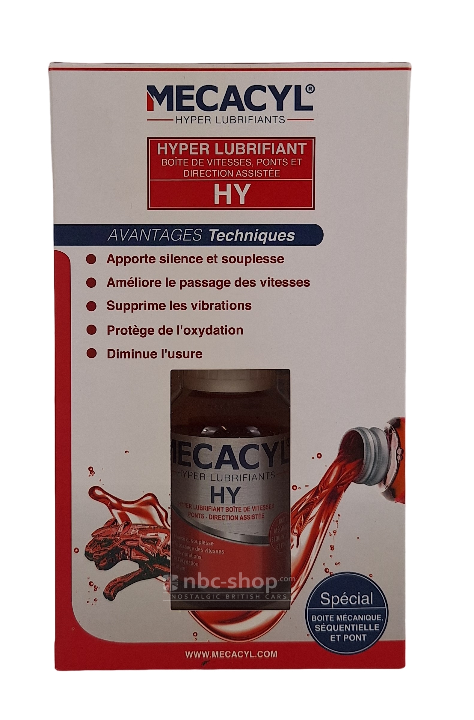 MECASYLHY ADDITIF Boîtes de Vitesses, Ponts