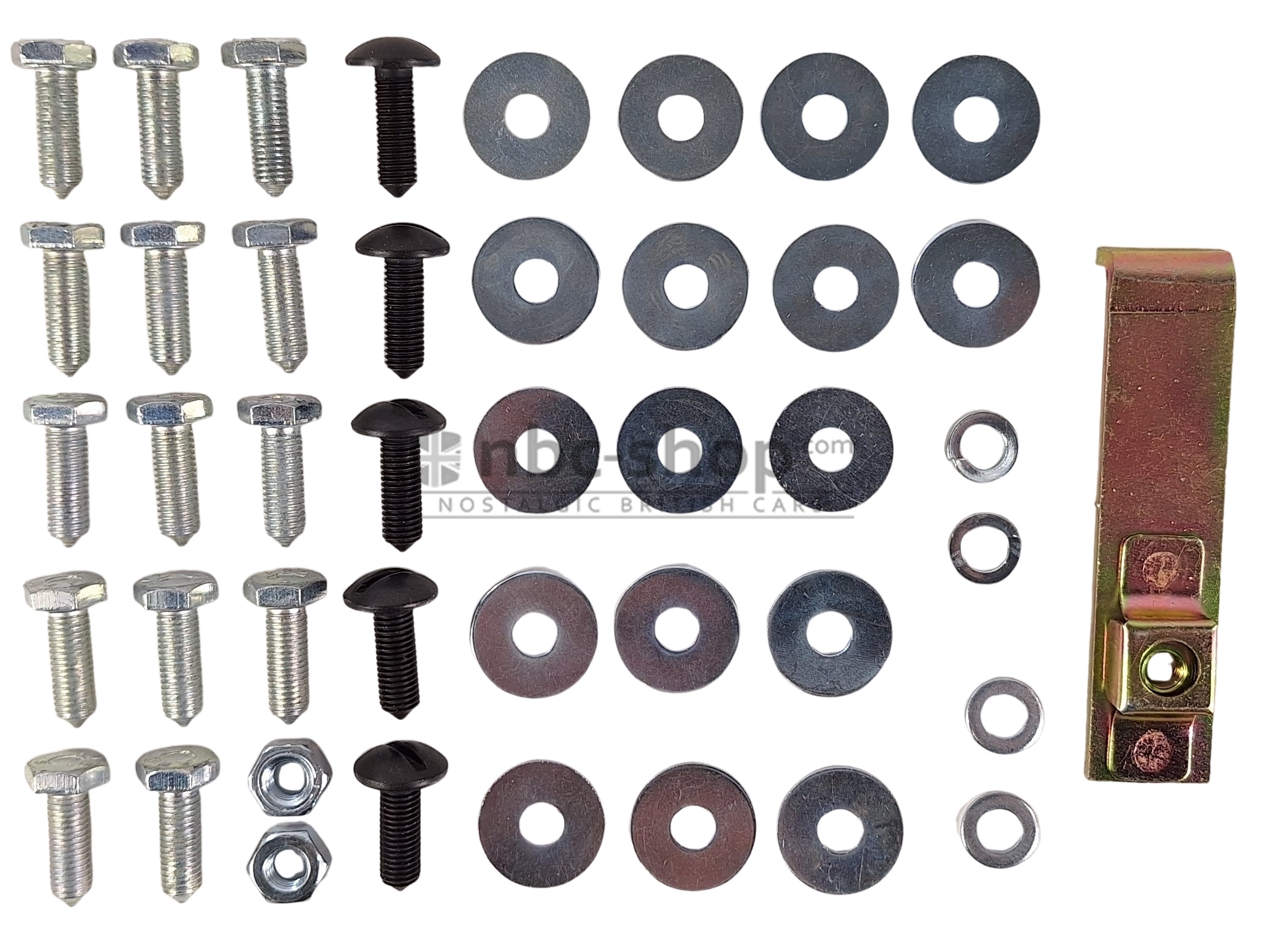 900612FK KIT DE VISSERIE D\'AILE ARRIERE POUR TRIUMPH TR2 TR3 TR3A (pour 1 côté)