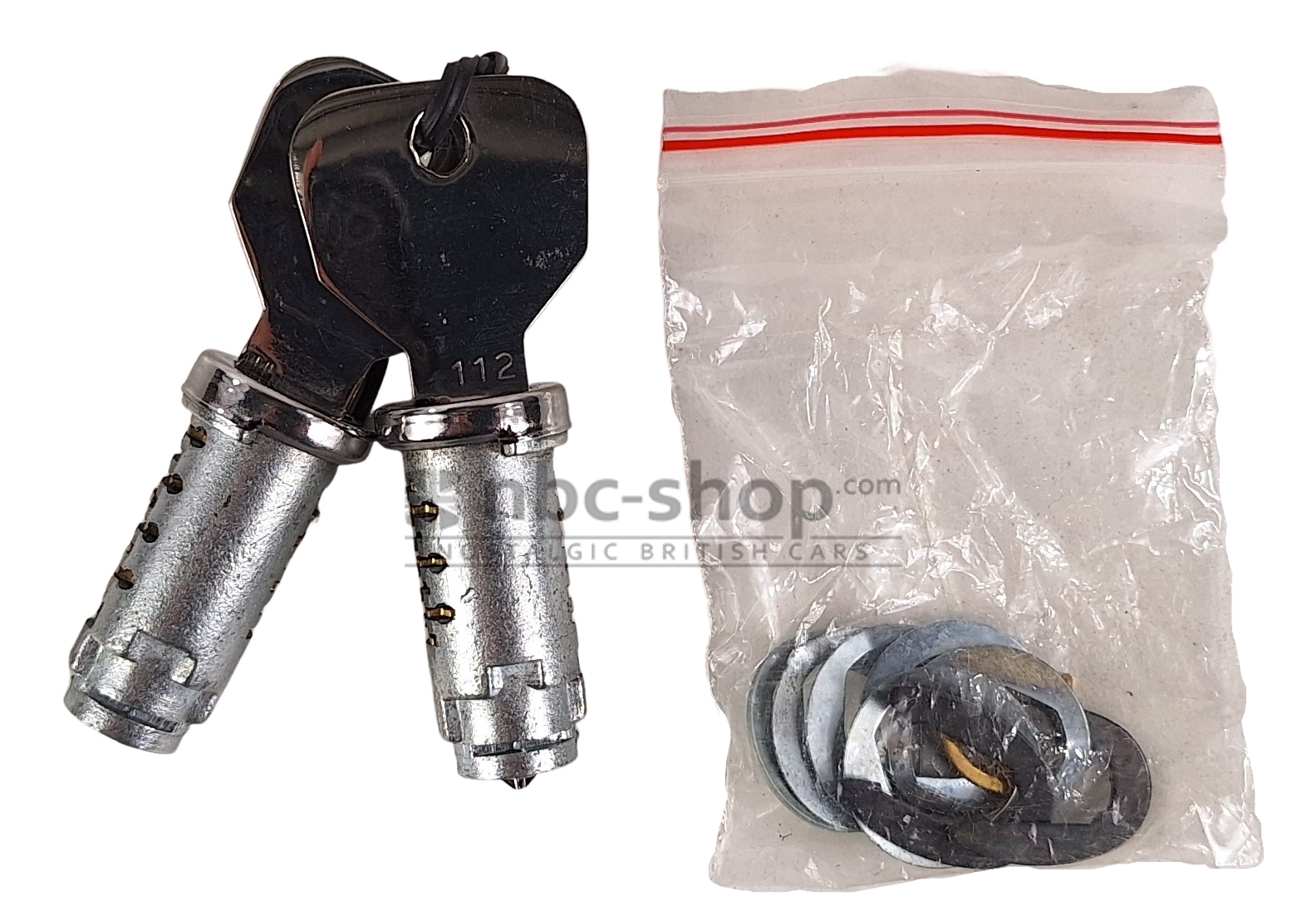 576469P BARILLET SERRURE DE PORTE (PAIRE) POUR TRIUMPH SPITFIRE 1970 A 1980