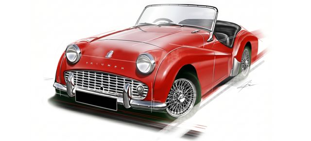 Illustration Triumph TR3