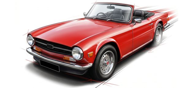 Illustration Triumph TR6