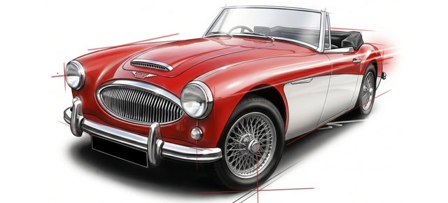 Illustration Austin-Healey 3000