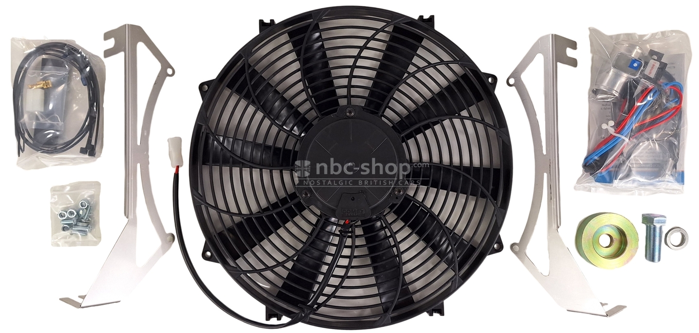 Adaptateur De Ventilateur Revoltec - 60mm Vers 80mm - Bleu Transparent - Neuf