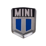 CZH1305 BADGE AVANT TRIANGLE MINI BLEU ET NOIR nbc-shop 1