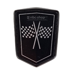 DAB10038 BADGE DE CAPOT CHECKMATE POUR MINI DE 1969 A 1996 nbc-shop 1