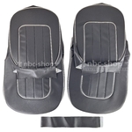 SCA6121 HOUSSE DE SIEGE NOIR ET BLANC POUR TRIUMPH TR3 nbc-shop 1