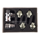 LOCKNUT5 KIT ECROU ANTIVOL PORTEE CONIQUE JANTE ALU OU TOLE nbc-shop 4