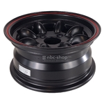 SPML2BRKIT KIT DE 4 JANTE ULTRALITE 13x6J - ET10 - 4x101.6 PCD - NOIR LISERET ROUGE nbc-shop 3