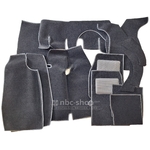 CSA6111 MOQUETTE NOIRE EN NYLON POUR TRIUMPH TR2 TR3 nbc-shop 1