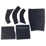 CSA6111 MOQUETTE NOIRE EN NYLON POUR TRIUMPH TR2 TR3 nbc-shop 6