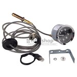 SIB420 JAUGE DE TEMPERATURE DHUILE SMITHS 40-140°c NOIRE MECANIQUE nbc-shop 3