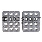 A200017 ELARGISSEURS DE PEDALES FREIN EMBRAYAGE ALU MINI PAIRE nbc-shop 1