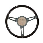 33SPCWD VOLANT 13 POUCES MOUNTNEY TULIPE BOIS FONCE BRANCHES CHROMEES nbc-shop 1