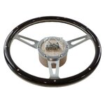 33SPCWD VOLANT 13 POUCES MOUNTNEY TULIPE BOIS FONCE BRANCHES CHROMEES nbc-shop 2