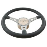 MLW1113-14 Volant Moto-Lita 14 pouces tulipe cuir branches chromées nbc-shop 2