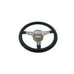 MLW1111-14 Volant Moto-Lita 14 pouces plat cuir branches chromées nbc-shop 3