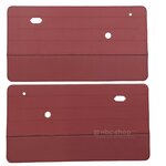 NBC017RED GARNITURES DE PORTE ROUGES MINI nbc-shop 1