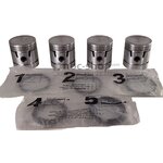 Jeu de 4 pistons et segments MGA 1500 1955-1959 nbc-shop 2