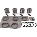 Jeu de 4 pistons et segments Mini et Sprite Midget 1098 nbc-shop 2