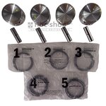 12A187-20 Jeu de 4 pistons et segments Sprite Midget 948 nbc-shop 1