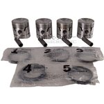 12A187-20 Jeu de 4 pistons et segments Sprite Midget 948 nbc-shop 2