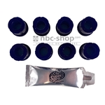 112503SPK KIT DE HUIT SILENT BLOC POLY LAME ARRIERE TRIUMPH TR2 TR3 TR4 nbc-shop 1