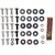 900612FK KIT DE VISSERIE D'AILE ARRIERE POUR TRIUMPH TR2 TR3 nbc-shop 1