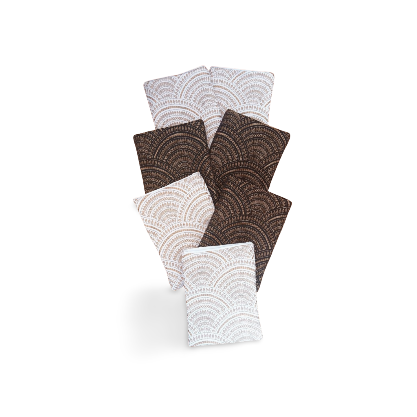 pochettes a livres noir blanc or