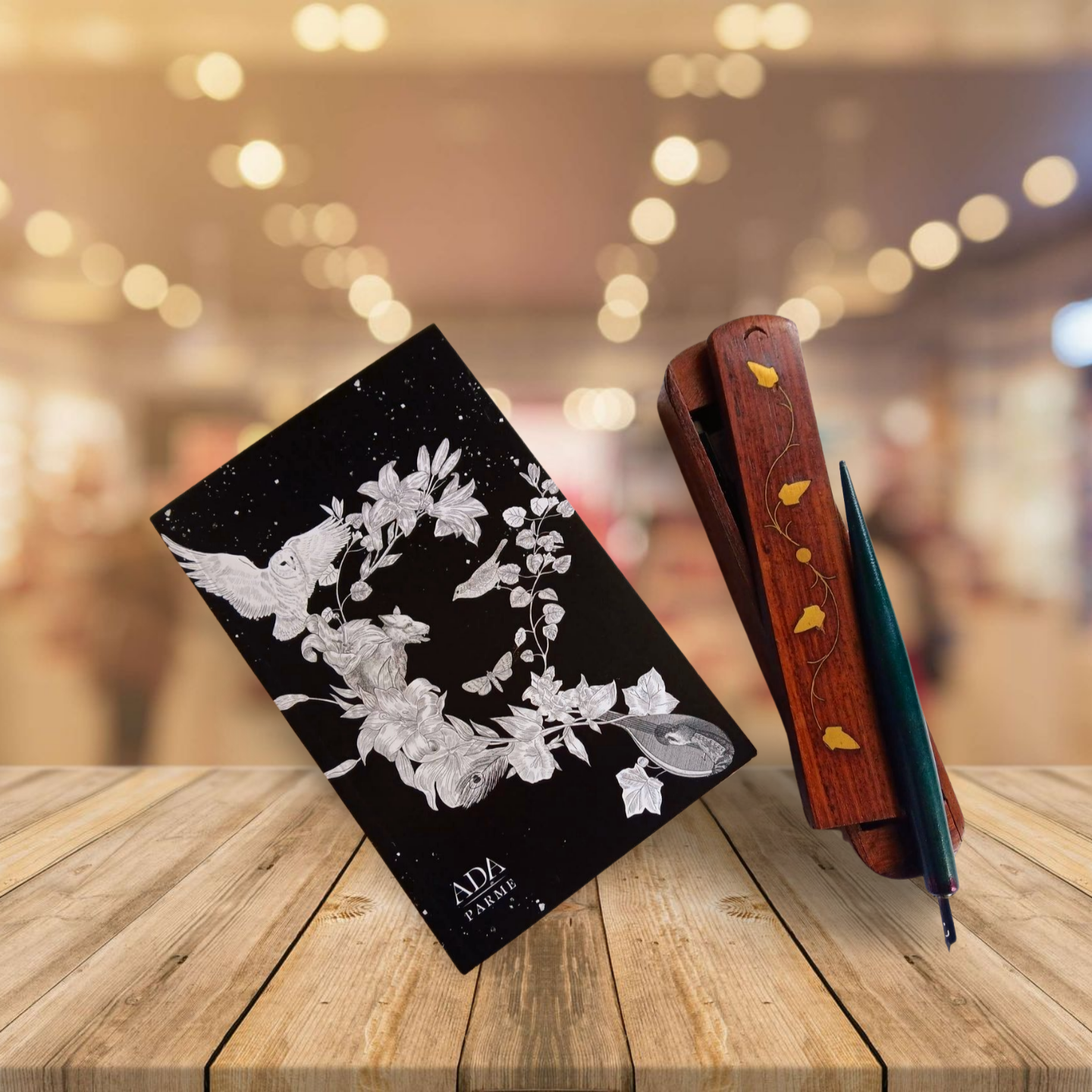 carnet journaling porte-plume