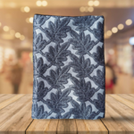 Pochette à livres motif végétal