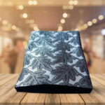 Pochette à livres motif végétal