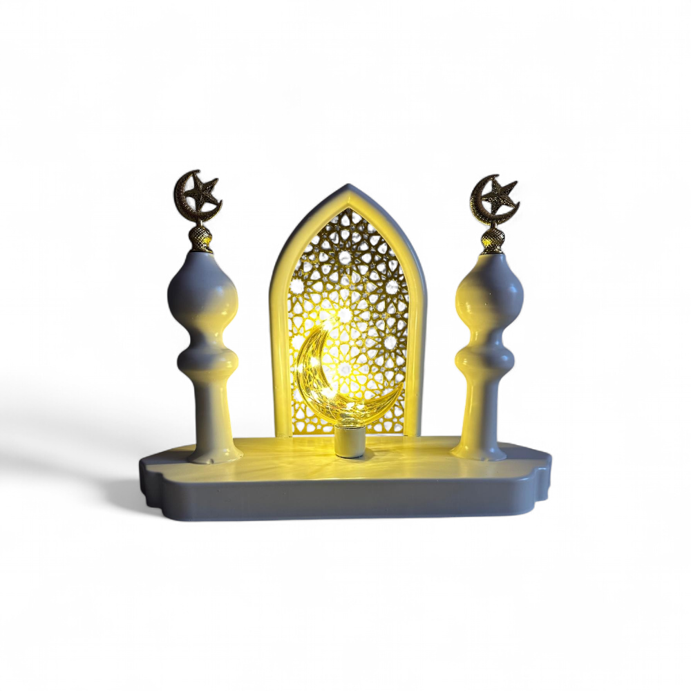 Lanterne lumineuse greige