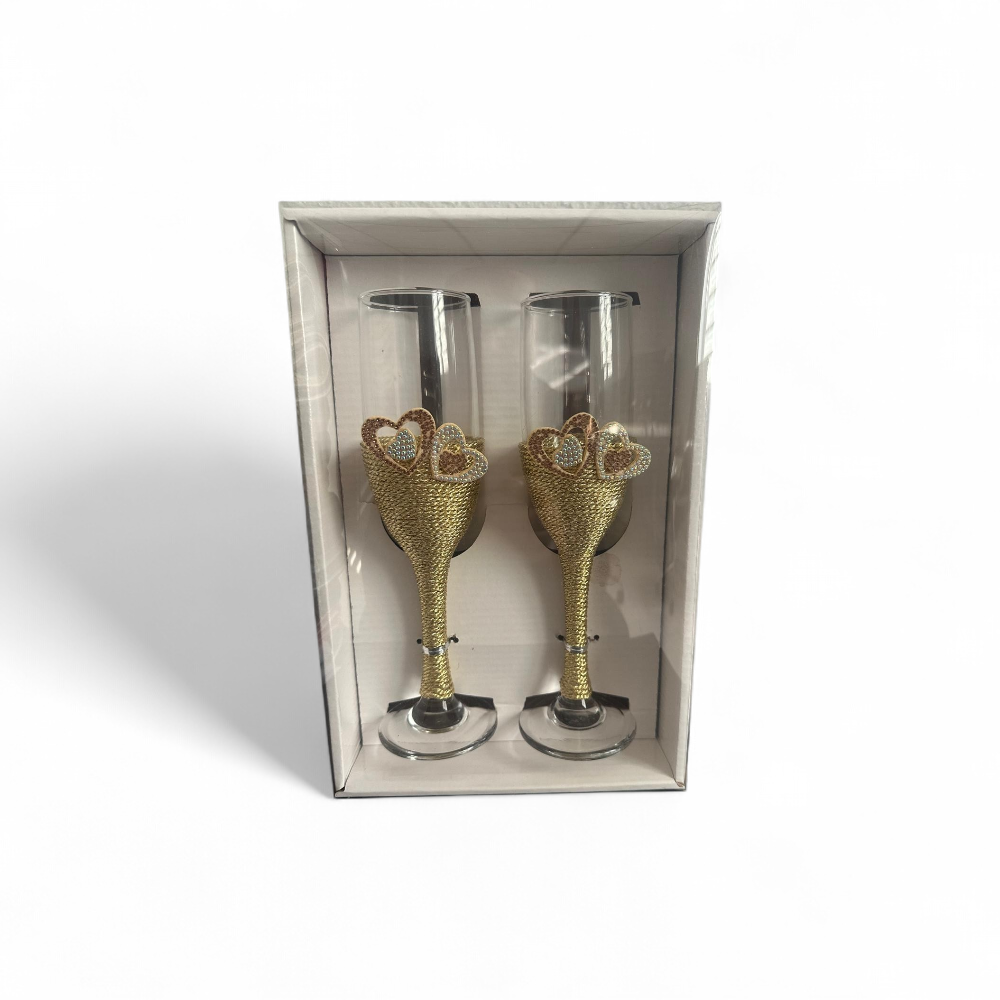 Verres Or Mariage