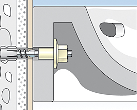 Fischer Fixation de lavabos et WC suspendus WDE 8 x 110 (8)