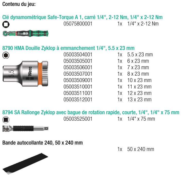WERA clé dynamométrique Safe-Torque 05075830001 - 2
