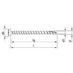 HECO-TOPIX-plus tête ronde dimensions