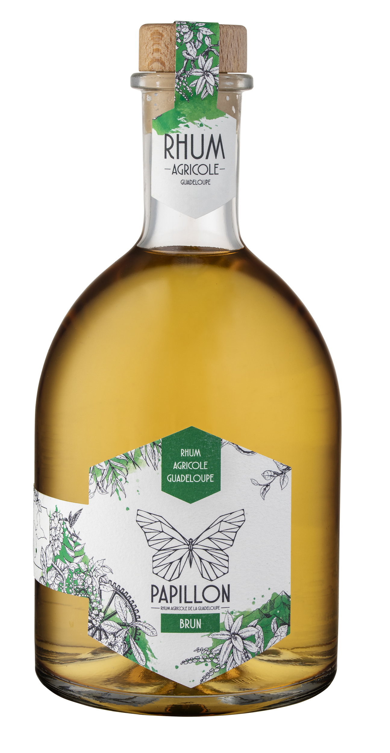 Papillion brun agricole