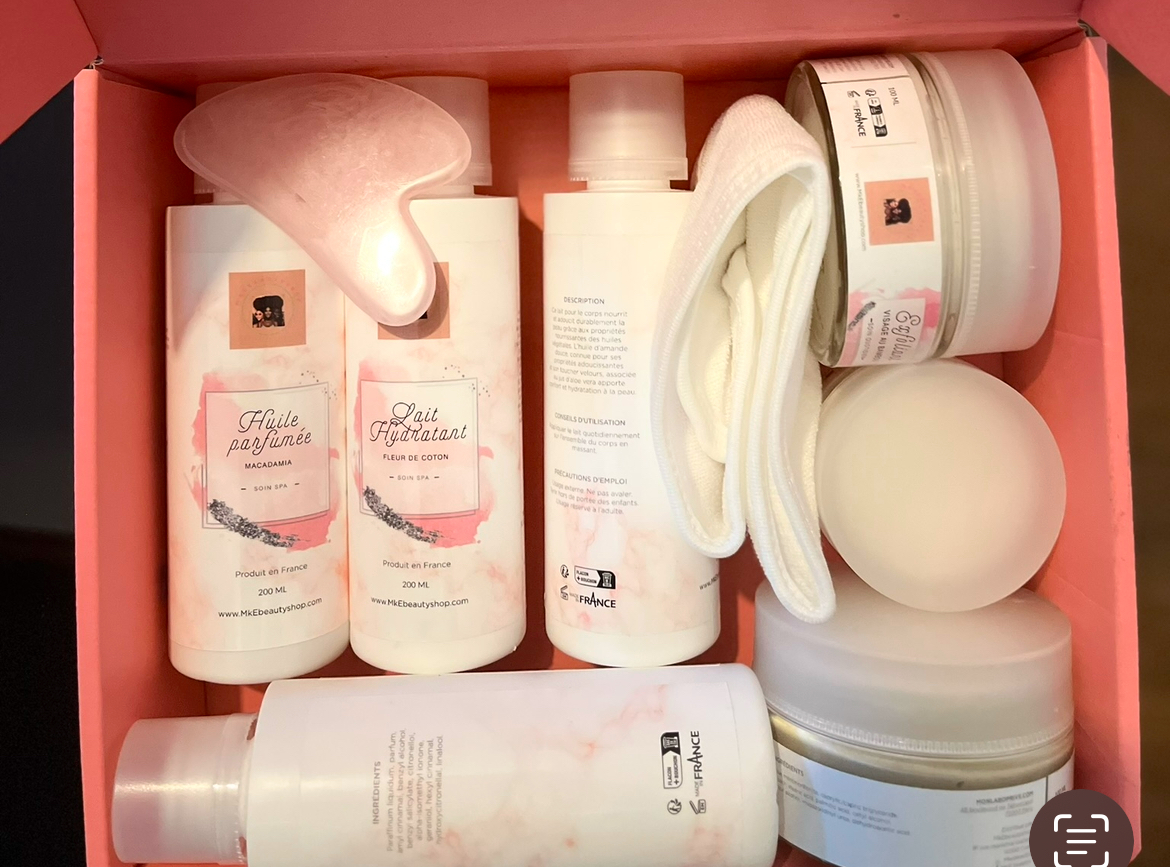 Box complet skincare visage corps