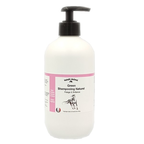 shampooing brillance pelage cheval 500 ml