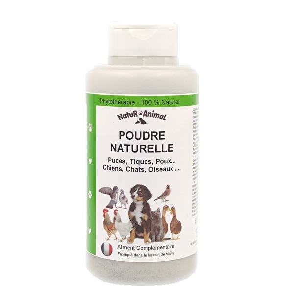 poudre naturelle poux puces aoutats