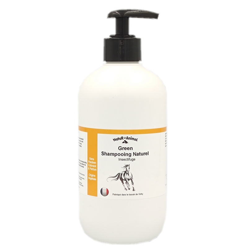 shampooing insectifuge cheval 500ml mouches moustiques, taons