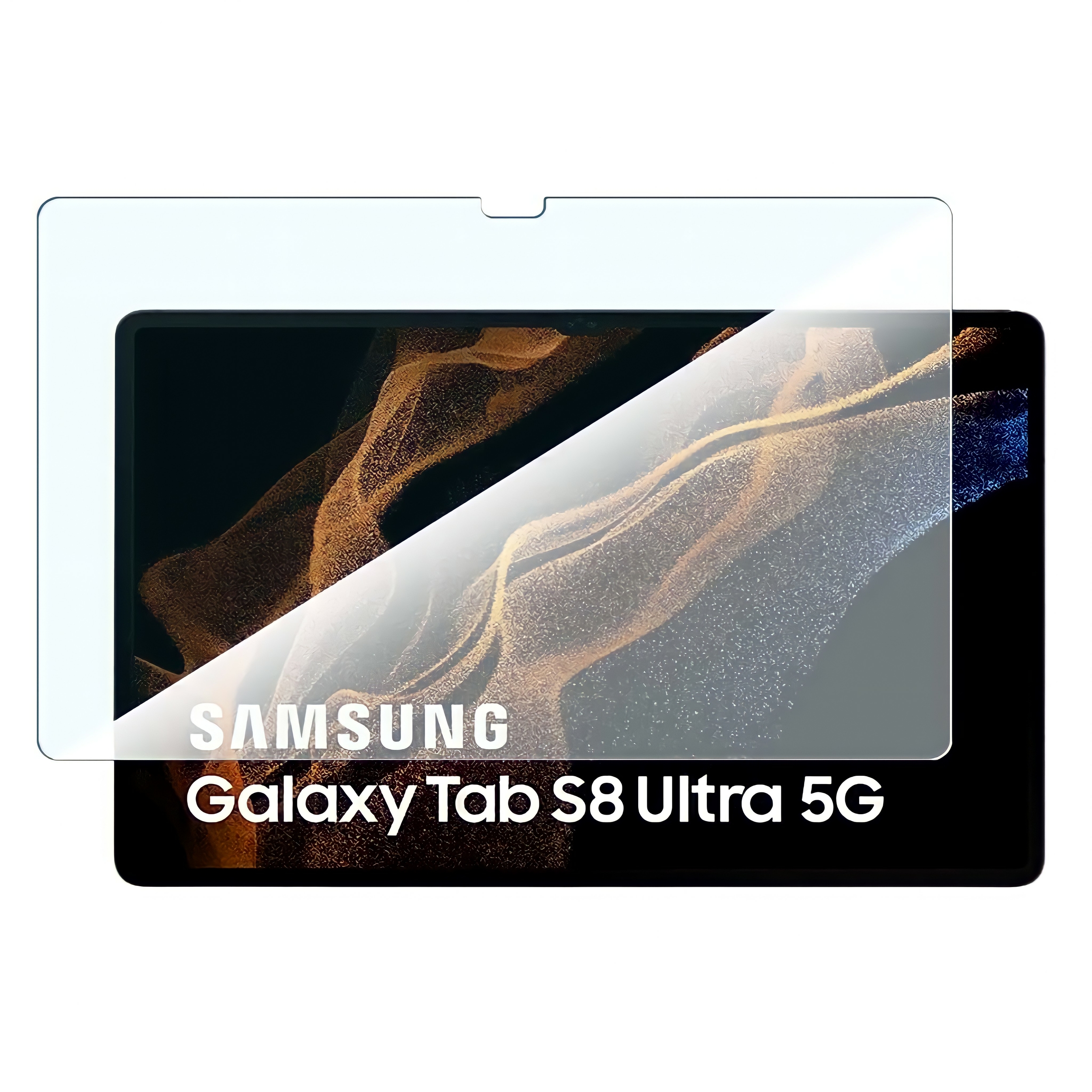 REF 2849 Pack de 2 x Verres renforces Samsung Galaxy TAB S8 Ultra