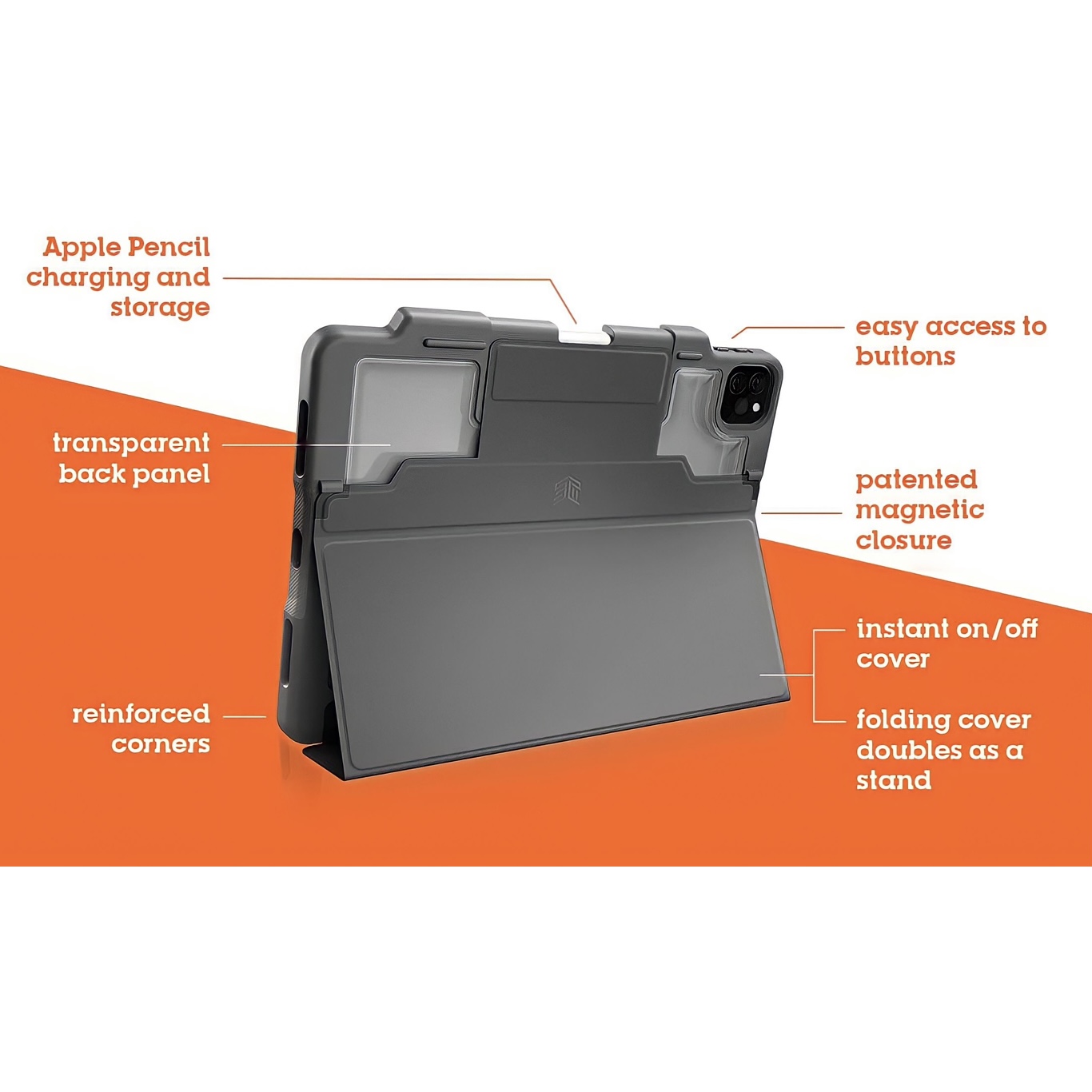 STM Rugged Housse pour IPAD Pro (10.5 ) & Air 3rd Génération Auto Réveil /