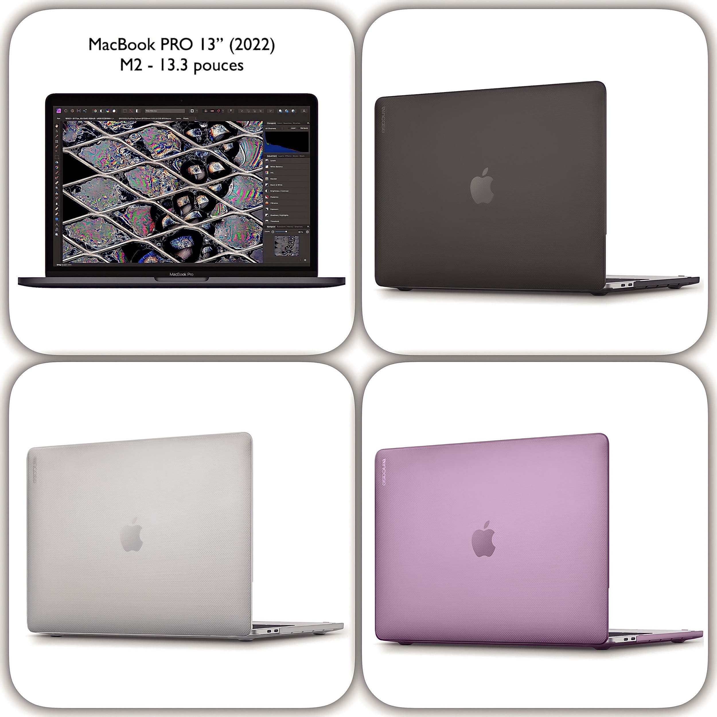 REF 3023 Protection MacBook PRO 13p 2022 M2 Coque Incase Hardshell